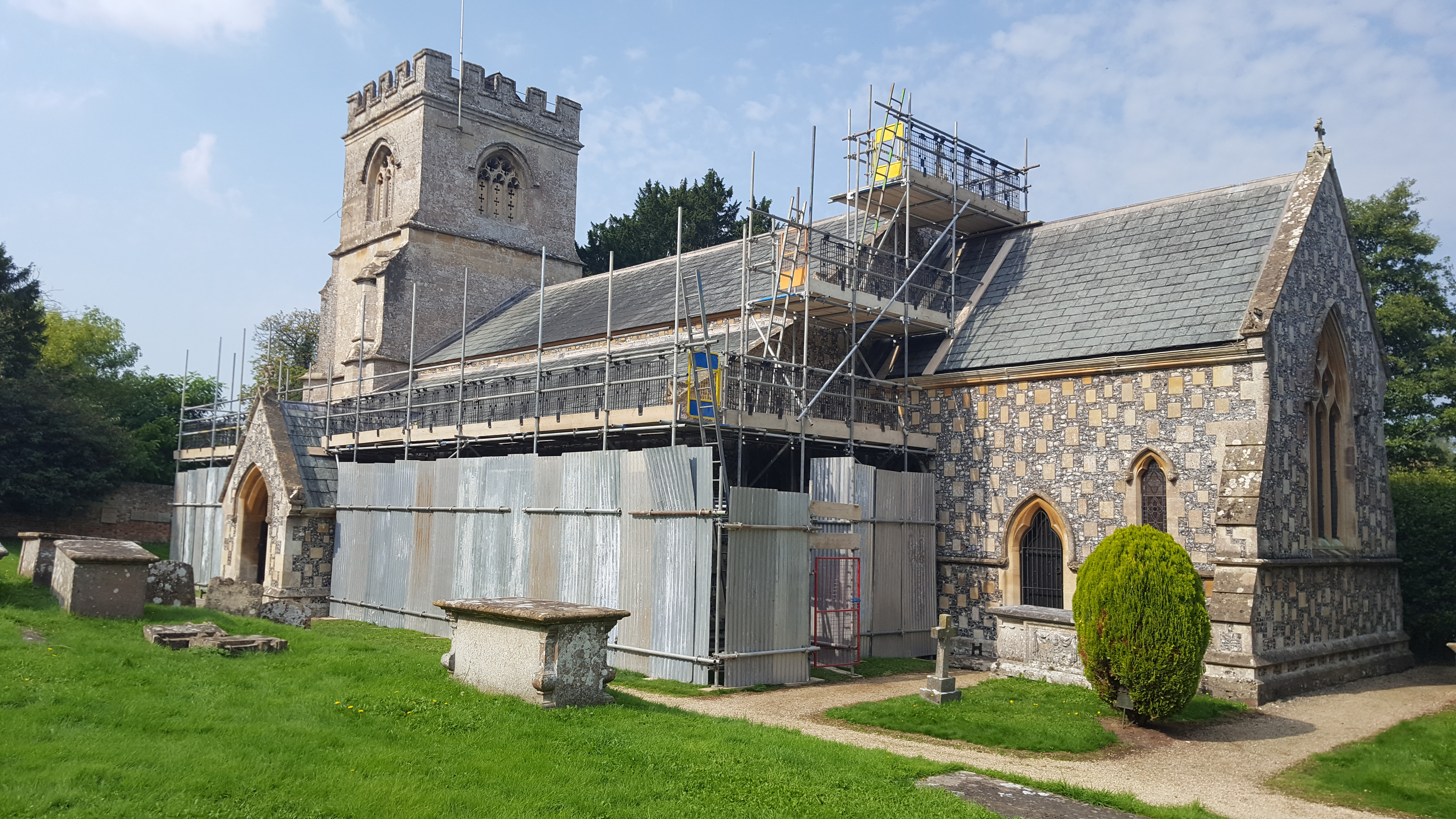 ChurchScaffoldingLandscape